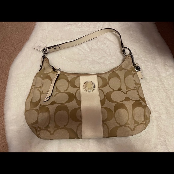NWT Tan Coach Purse - Picture 1 of 6